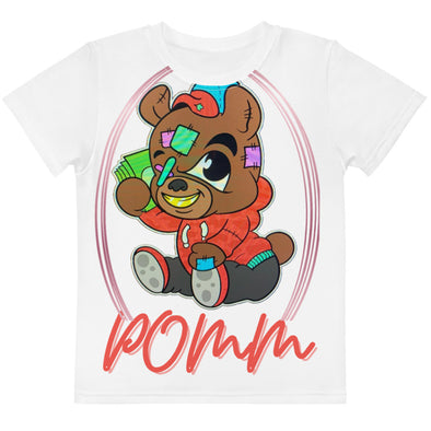 GIRL POMM KIDS AO MONEYCALLING BEAR T-SHIRT