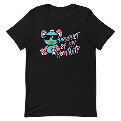 Women PRODUCT OF MY MENTALITY BEAR T-Shirts
