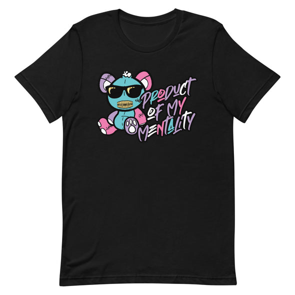 Women PRODUCT OF MY MENTALITY BEAR T-Shirts